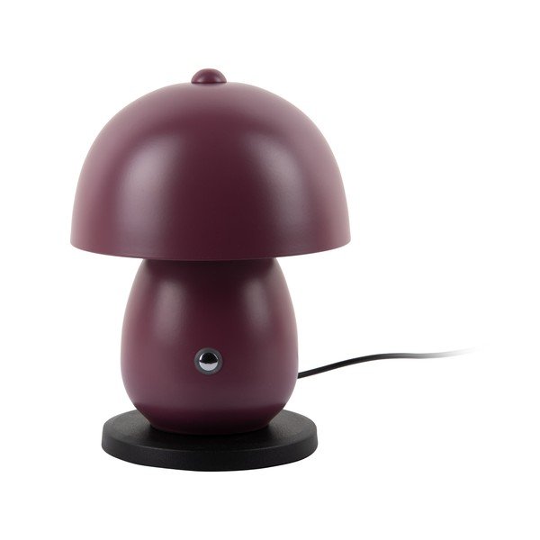 Violetinės spalvos stalinis šviestuvas LED (aukštis 18 cm) su metaliniu gaubtu Mono LED – Leitmotiv