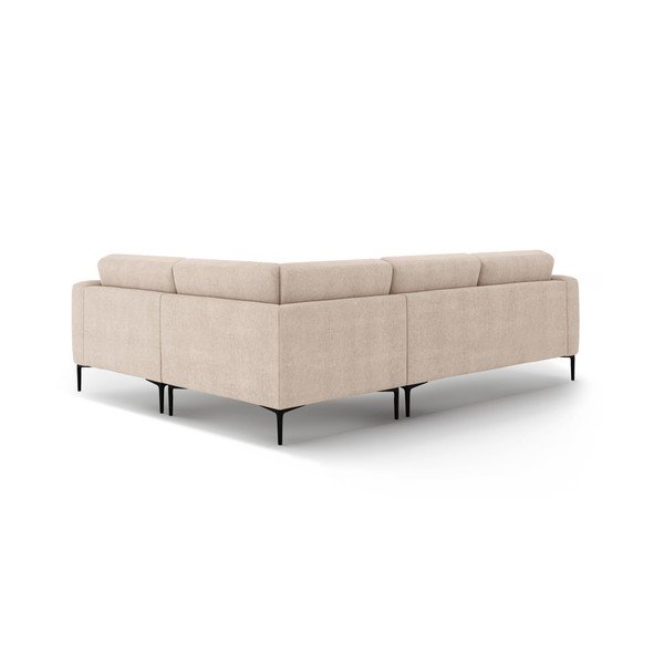 Šviesiai rudos spalvos kampinė sofa (su dešiniuoju kampu/„L“ formos) Bemy – Micadoni -image-2