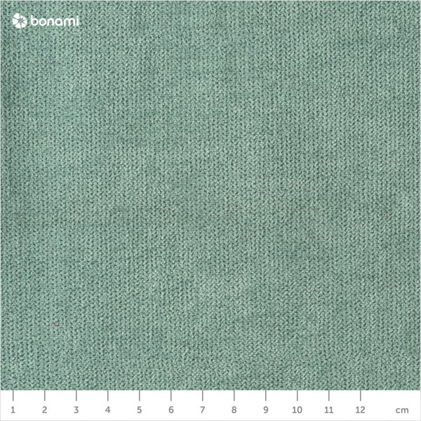 Mėtų žalios spalvos kampinė sofa-lova su laikymo vieta "Melart Louise", kairysis kampas-image-1
