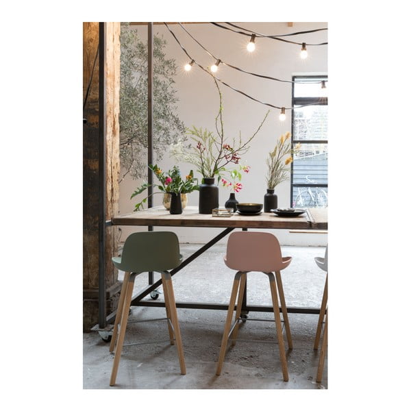 2 smėlio pilkos spalvos baro kėdžių rinkinys Zuiver Albert Kuip, sėdynės aukštis 65 cm-image-1