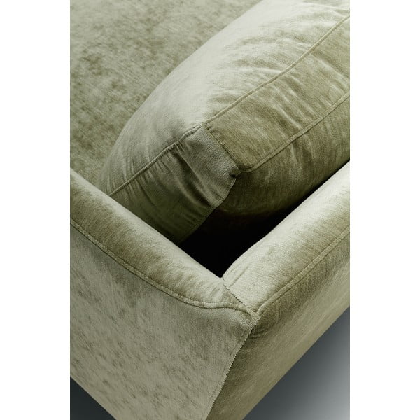 Šviesiai žalios spalvos iš velveto kampinė sofa (su kairiuoju kampu) Vera – Sits-image-4