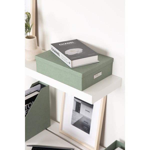 Žalios spalvos iš kartono biuro organizatoriai 5 vnt. dokumentams Holger Canvas Paper Laminate – Bigso-image-1