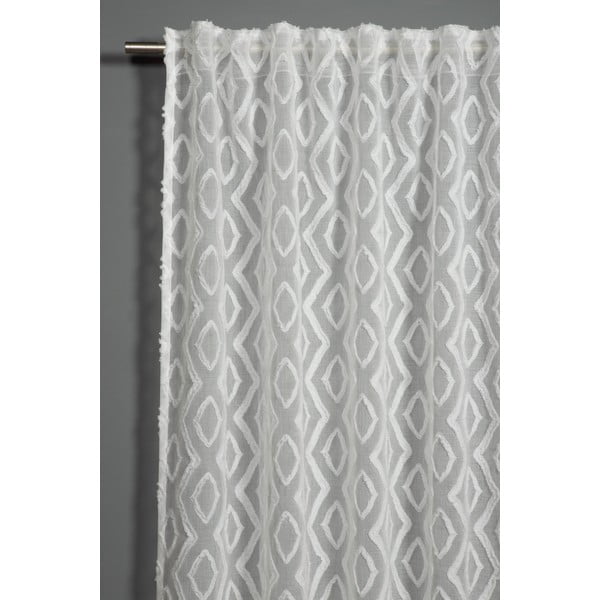 Baltos spalvos permatoma užuolaida 140x245 cm Diamant Scherli – Sehlbach