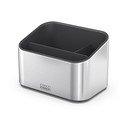 Blizgios sidabrinės spalvos iš metalo stovas skalbimo reikmenims Surface – Joseph Joseph