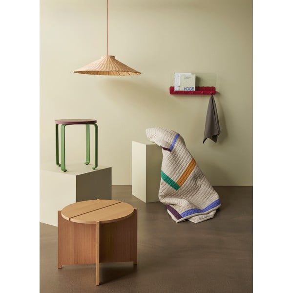 Apvalios formos šoninis stalas iš ąžuolo ø 55 cm Dash – Hübsch-image-3