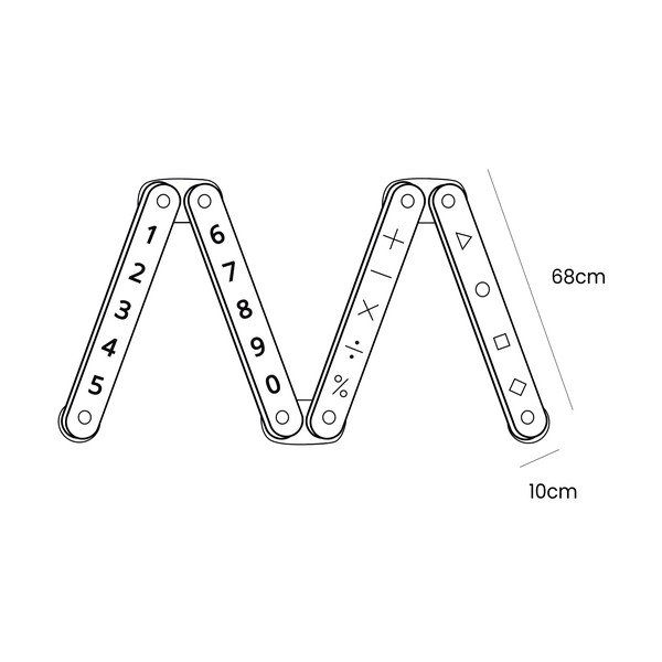 Pilkos spalvos iš pušies masyvo sensorinis takas 10x408x5 cm Montessori – Meowbaby-image-4