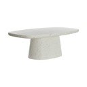 Baltos spalvos kavos staliukas 70x120 cm Hamura – Light & Living
