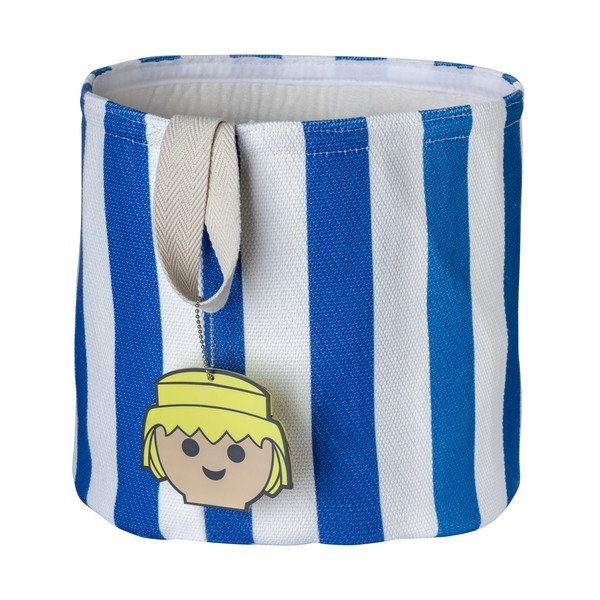 Iš tekstilės vaikiškas krepšys mėlynos spalvos ø 30x28 cm Stripes – Playmobil-image-2