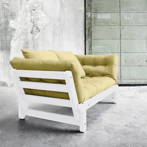 Sofa lova "Karup Beat White/Avocado Green-image-1