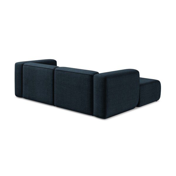 Mėlynos spalvos kampinė sofa (su kairiuoju kampu/su gultu) Ekahi – Makamii-image-4