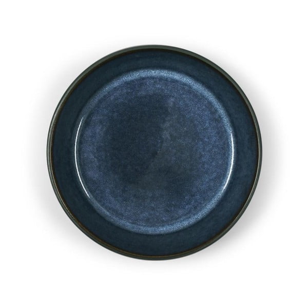 Juodos spalvos/mėlynos spalvos iš akmens masės mažas dubuo Gastro Dark Blue/Black – Bitz-image-2