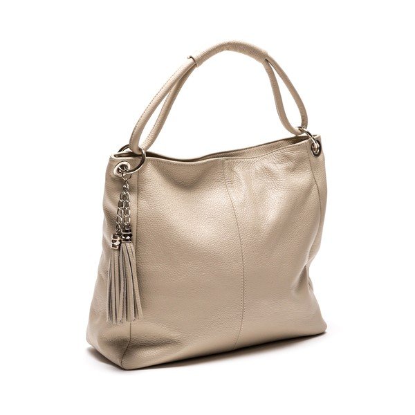 Odinė rankinė Anna Luchini 71 Beige-image-2