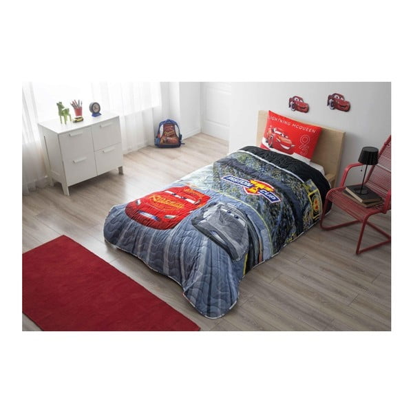 Lovos užvalkalo ir pagalvės užvalkalo rinkinys Disney Cars, 160 x 220 cm