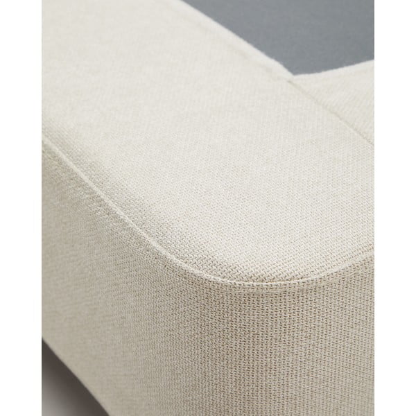 Viengulė lova smėlio spalvos audiniu dengta 90x200 cm Ofelia – Kave Home-image-4