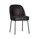 Juodos spalvos iš odos valgomojo kėdės 2 vnt. Vogue – WOOOD