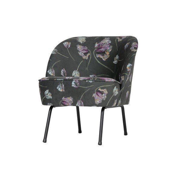 Tamsiai pilkas fotelis BePureHome Vogue-image-3