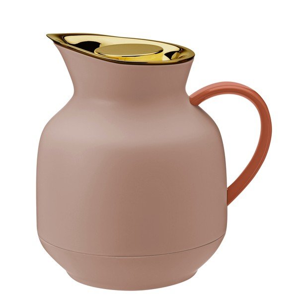 Persikų spalvos iš plastiko termosas 1 l Amphora – Stelton