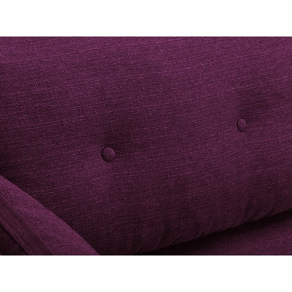 Violetinė trijų vietų sofa "Mazzini Sofas Elena", su šezlongu kairiajame kampe-image-4