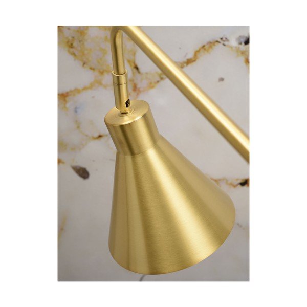 Aukso spalvos grindų šviestuvas it's about RoMi Lyon, aukštis 153 cm-image-2