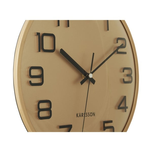 Sieninis laikrodis ø 30,5 cm 3D Numbers – Karlsson-image-3