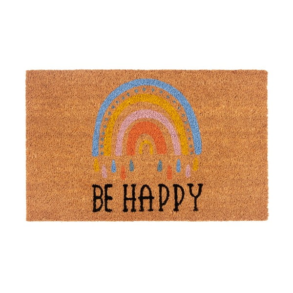 Iš kokoso pluošto grindų kilimėlis 40x70 cm Be Happy – Hanse Home