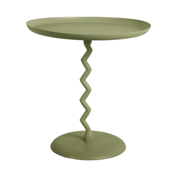 Iš metalo apvalios formos šoninis stalas ø 40 cm Zig Zag – Leitmotiv