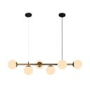 Aukso spalvos pakabinamas šviestuvas Squid Lighting Owl, aukštis 120 cm