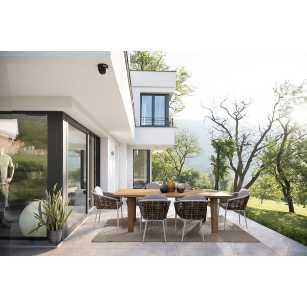 Baltos spalvos metalinė sodo kėdė Maribela   – Bizzotto-image-2