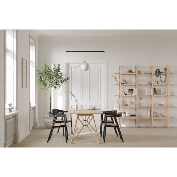 Valgomojo stalas su ąžuoliniu stalviršiu 240x90 cm Tink - Gazzda-image-1