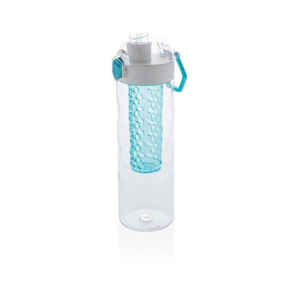 Mėlynas vaisių butelis su sieteliu XD Design Exclusive Honeycomb, 700 ml