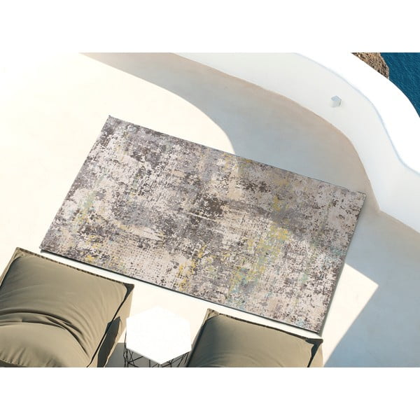 Lauko kilimas pilkos spalvos/smėlio spalvos 160x230 cm Sassy – Universal-image-1