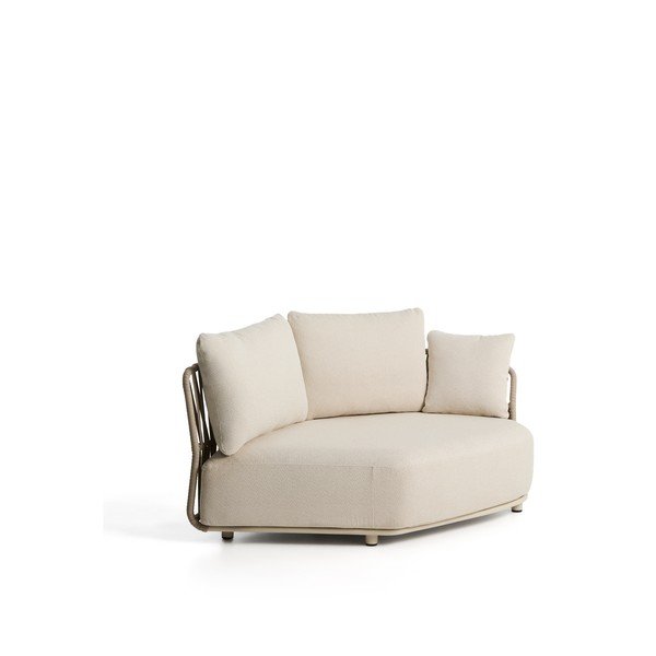 Smėlio spalvos/taupe spalvos sodo modulinė sofa 167 cm Osani – Kave Home