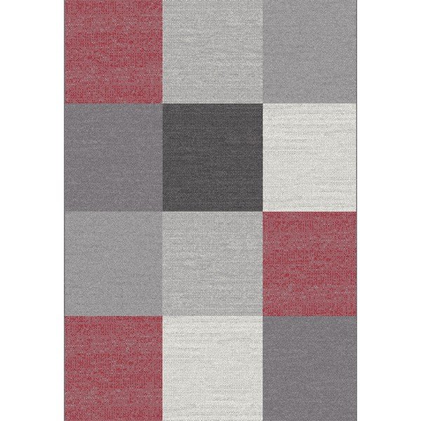 Pilka kiliminė danga "Universal Menfis Square", 120 x 170 cm-image-1