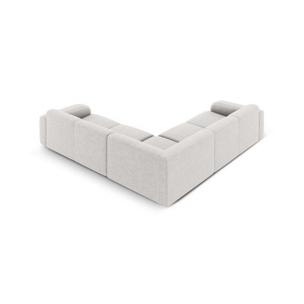Kampinė sofa šviesiai pilkos spalvos (kintama/„L“ formos) Molino – Micadoni Home-image-2
