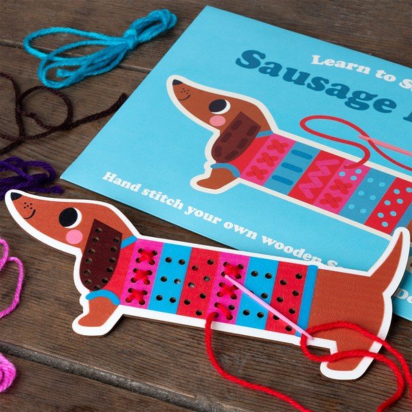 Siuvinėjimo rinkinys Sunny Sausage Dog – Rex London-image-3