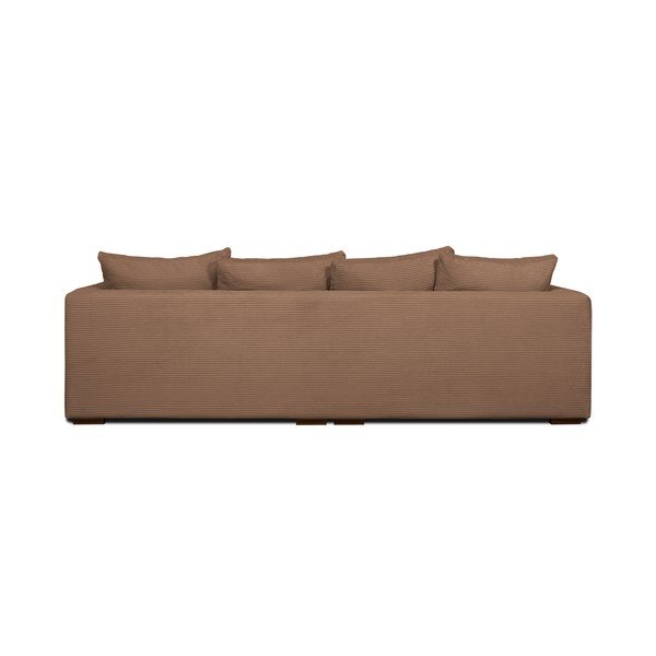 Sofa iš kordinio velveto šviesiai rudos spalvos 266 cm Comfy – Scandic-image-3