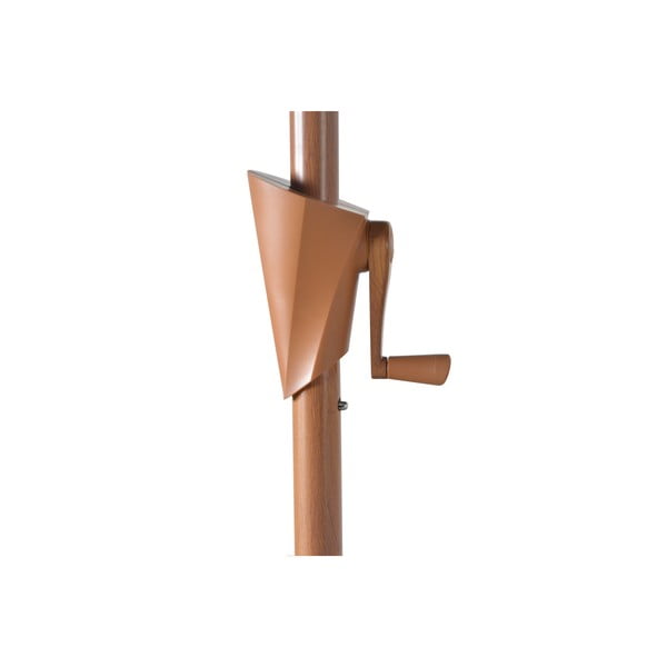 Smėlio spalvos skėtis nuo saulės ø 300 cm Wood – Rojaplast-image-4