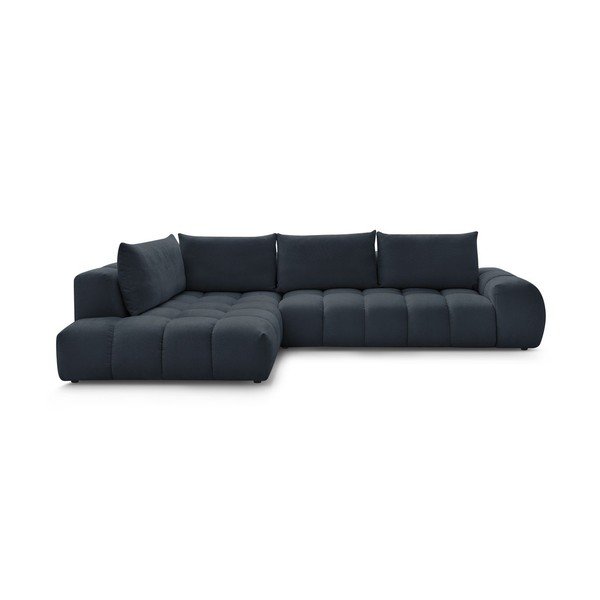 Kampinė sofa tamsiai mėlynos spalvos (su kairiuoju kampu) Everest – Bobochic Paris