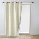 Kreminės spalvos iš velveto termo užuolaida 140x260 cm Polarchic – douceur d'intérieur