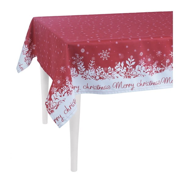Raudona kalėdinė staltiesė Mike & Co. NEW YORK Honey Christmas, 140 x 220 cm
