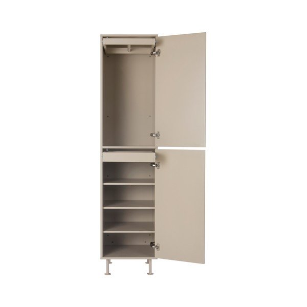 Smėlio spalvos iš MDF plokštės drabužių spinta 50x210x55 cm Kipp – Jotex-image-4