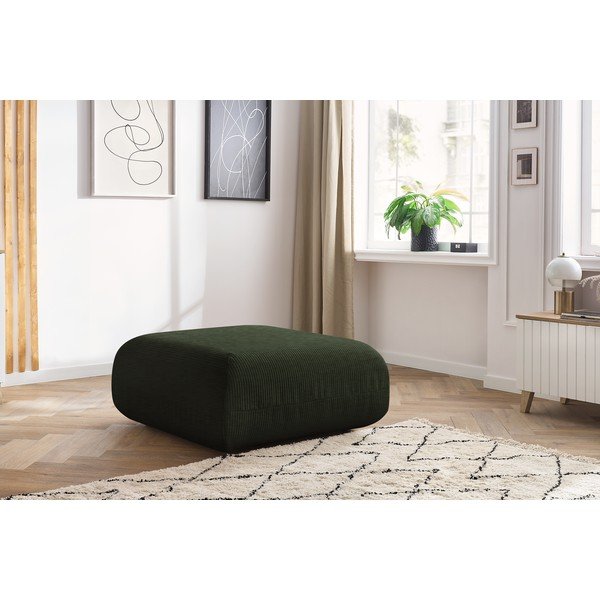 Žalias velvetinis pufas Lecomte - Bobochic Paris-image-1