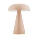 Stalinis šviestuvas smėlio spalvos LED su pritemdymo funkcija (aukštis 20,5 cm) su metaliniu gaubtu Rachel – Leitmotiv