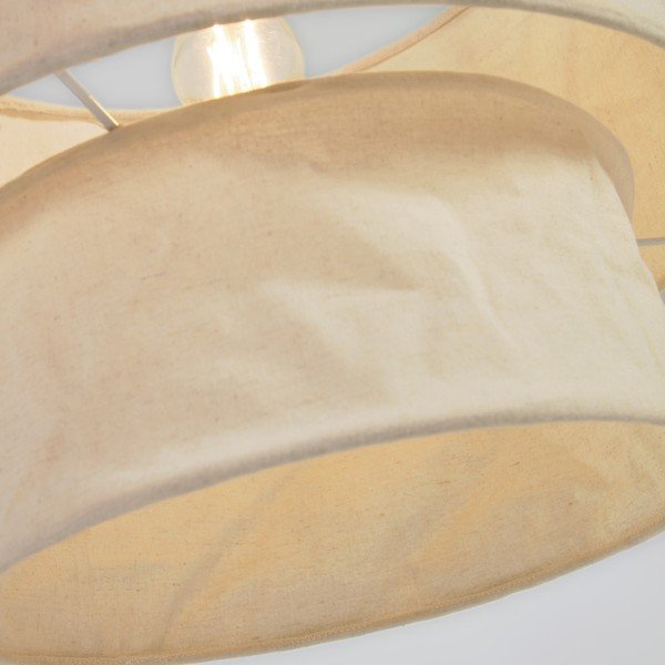 Smėlio spalvos medžiaginis šviestuvo gaubtas ø 40 cm Mariela - Kave Home-image-1