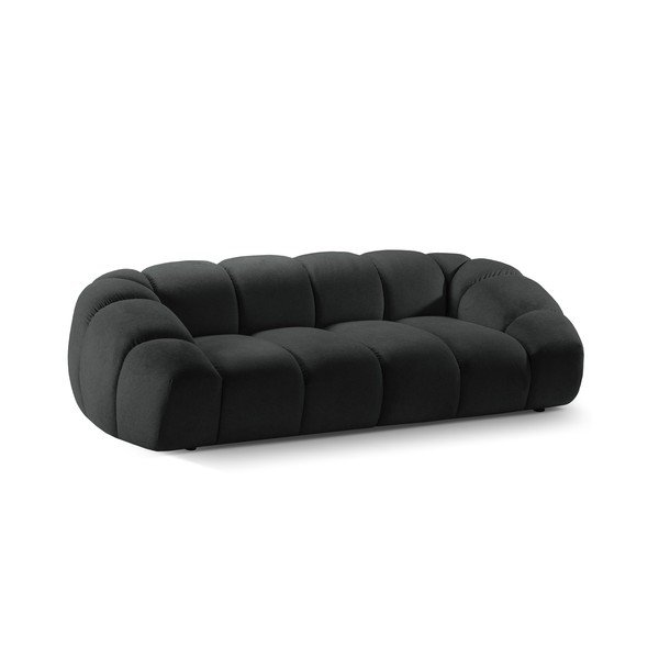 Sofa juodos spalvos 254 cm Diana – Micadoni -image-2
