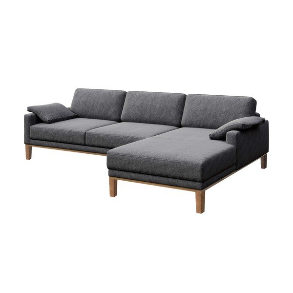 Kampinė sofa tamsiai pilkos spalvos (su dešiniuoju kampu) Musso – MESONICA-image-2