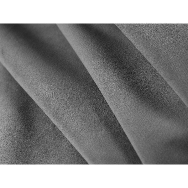 Pilkos spalvos iš velveto sofa 140 cm Abby – Micadoni -image-3