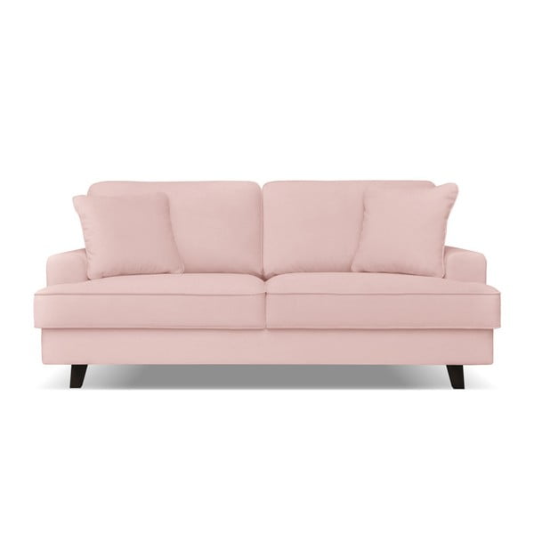 Šviesiai rožinė trivietė sofa Cosmopolitan design Berlin