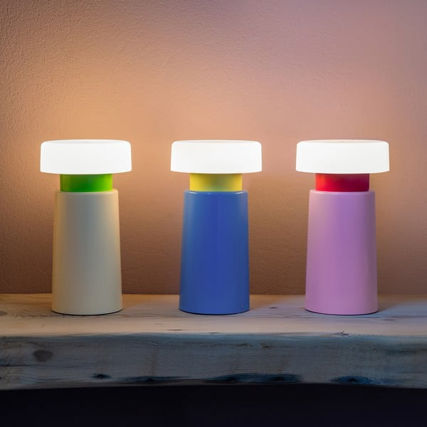 Stalinis šviestuvas rožinės spalvos LED su pritemdymo funkcija (aukštis 17,5 cm) Victoria – Remember-image-4