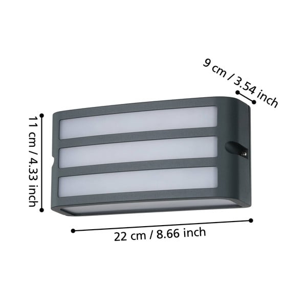 Sieninis lauko šviestuvas (aukštis 11 cm) CAMARDA – EGLO-image-2